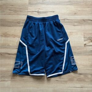 adidas Men's Blue Athletic Basketball Shorts